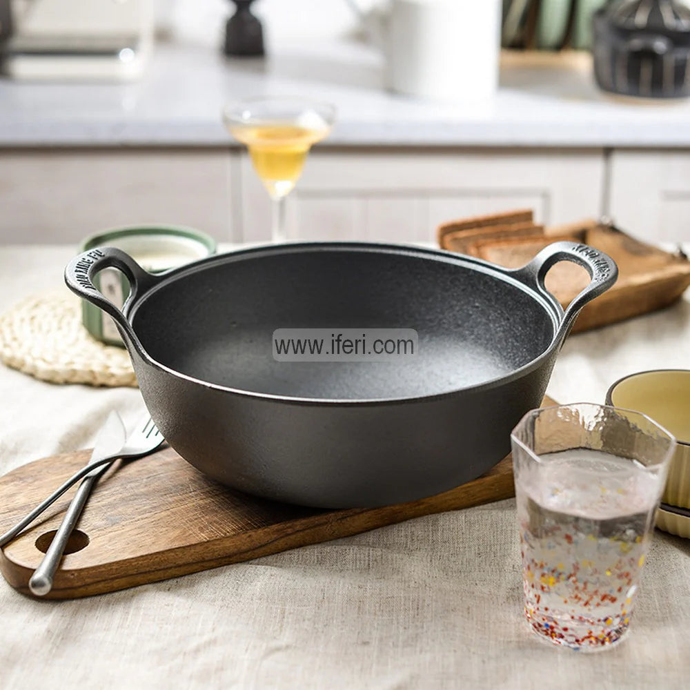 32cm Cast Iron Grill Pan, Griddle ALM6975